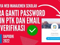 Cara mengganti password GTK/PTK di dapodik 2022 Lewat SP datadik